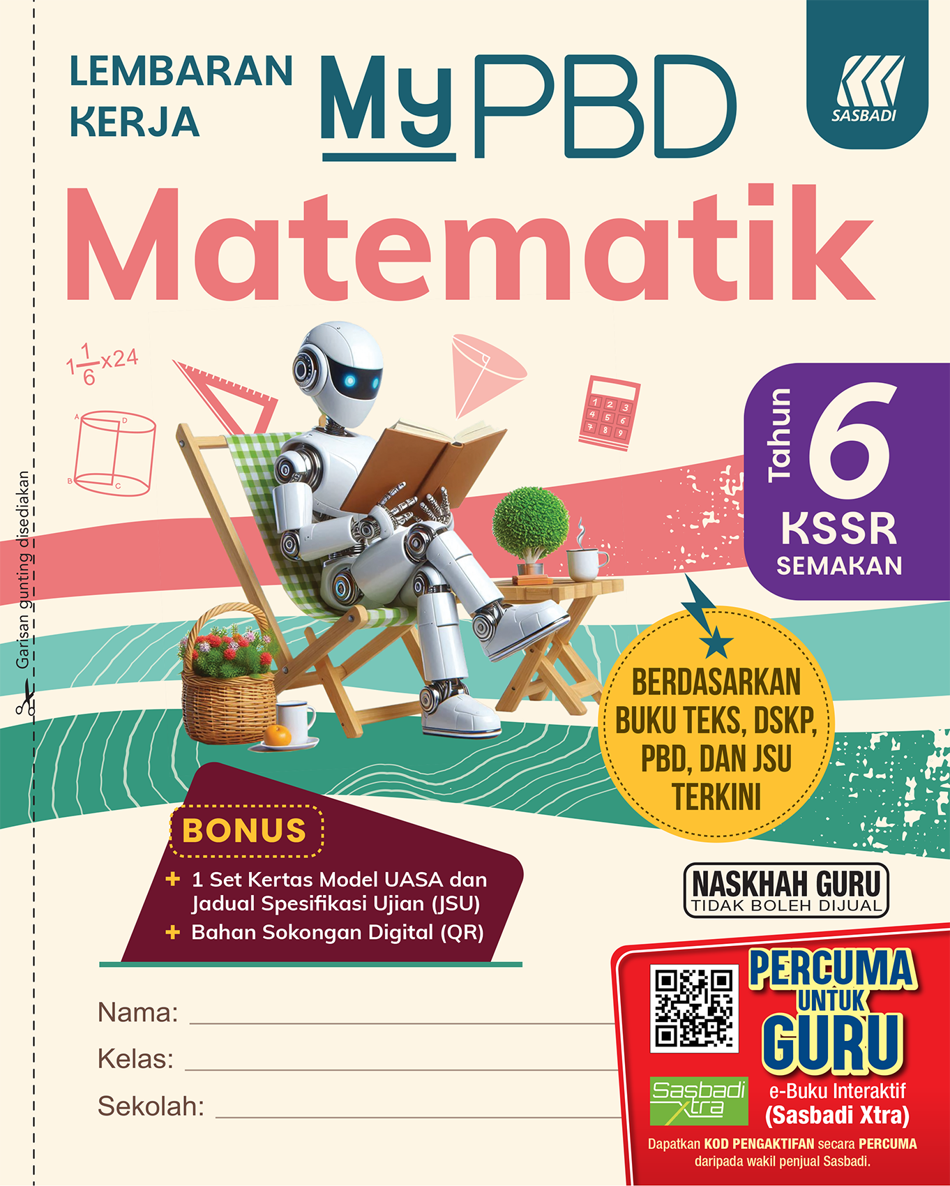 LEMBARAN KERJA MYPBD KSSR MATE TAHUN 6 Cover